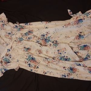 As U Wish floral ruffled dress